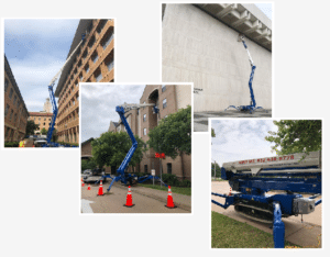 Houston Tx articulating boom lift 45 4wd