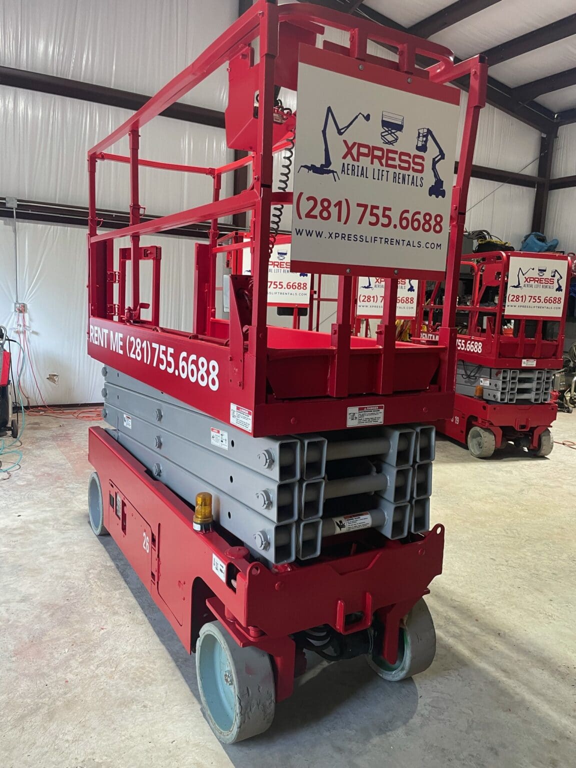 The Galleria aerial lift Xpress Aerial Lift Rentals