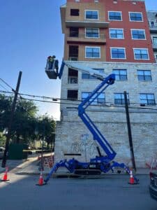 The Heights TX Boom Lift