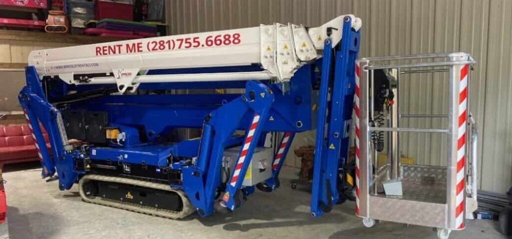 Atrium spider lift rental
